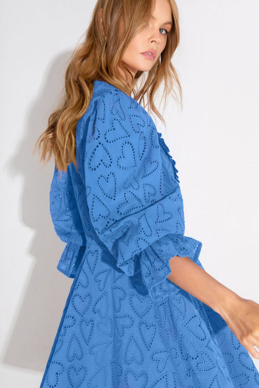 Платье Pirs 4620 голубой  фото 2