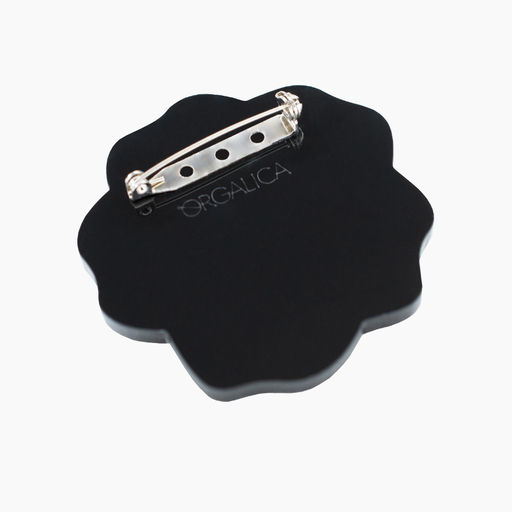 Брошь Черный цветок - Orgalica фото 2