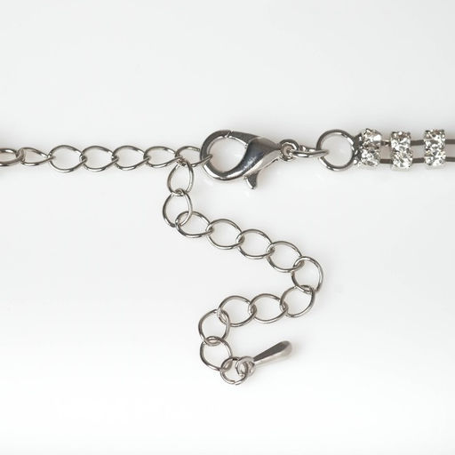 Чокер Лёд манящий, цвет белый в серебре - Queen fair фото 2