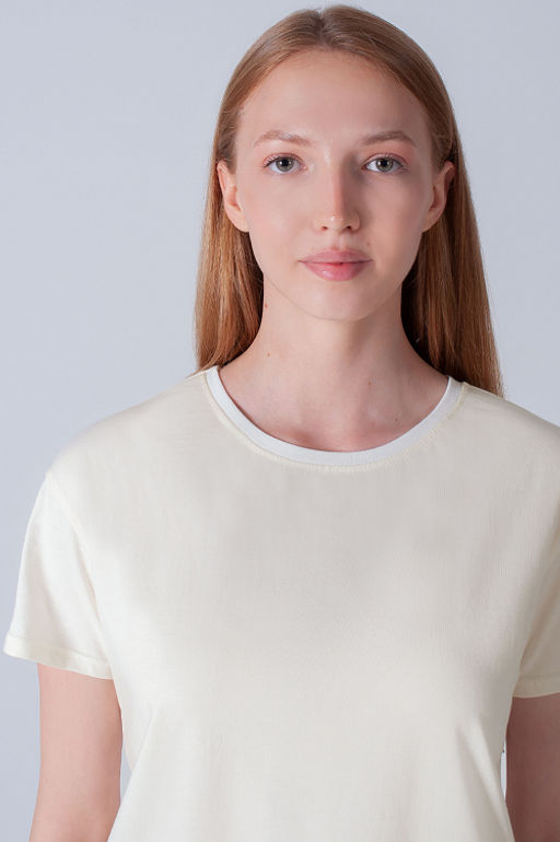 Арт. 9151 Пижама с шортами 42-50 (5 шт) Цвет:верх-молочный,низ-черный - Калинка фото 2