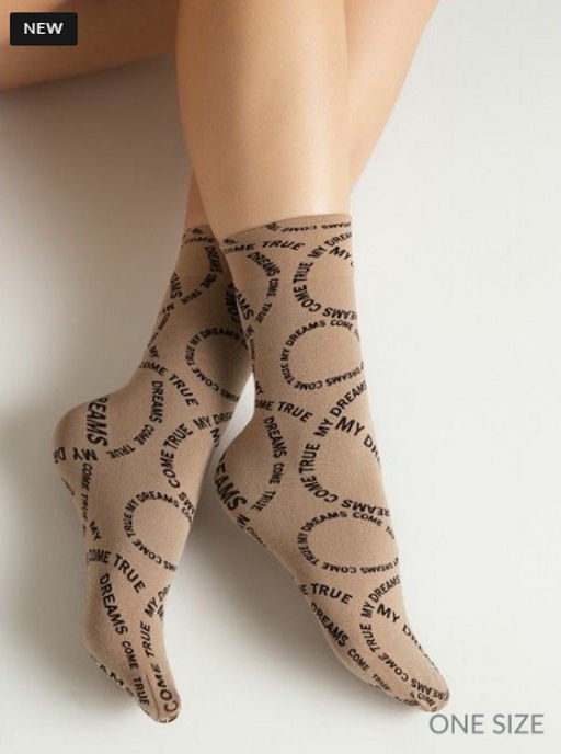 Носки жен. FANTASY 23С-80СП (30/1) - nero-natural - Conte elegant фото 2