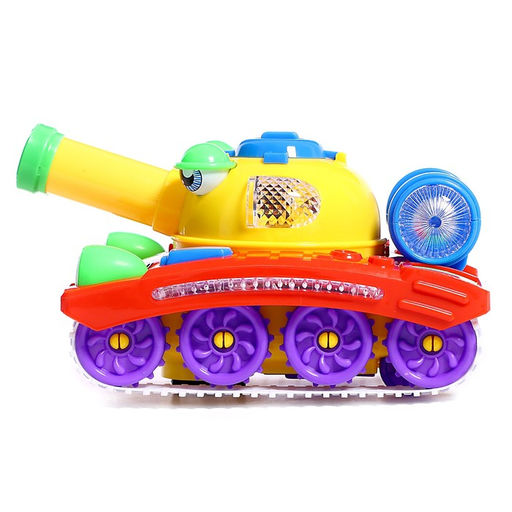 Танк Разрушитель, стреляет, световые и звуковые эффекты, работает от батареек - АвтоГрад фото 2