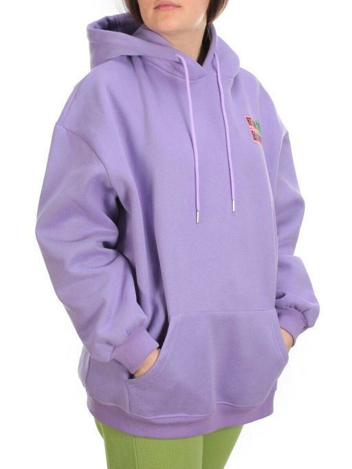 KD722 VIOLET Худи женское на флисе - Fashion фото 2