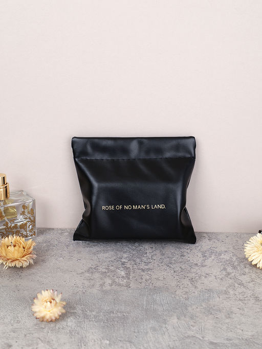 Косметичка 11х12 см / XN-001BL /уп 100/черная - ГалеонТрейд фото 3