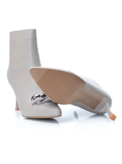 01-PCM343-3 GRAY Ботинки демисезонные женские (натуральная кожа, байка) - Фабричный китай фото 15