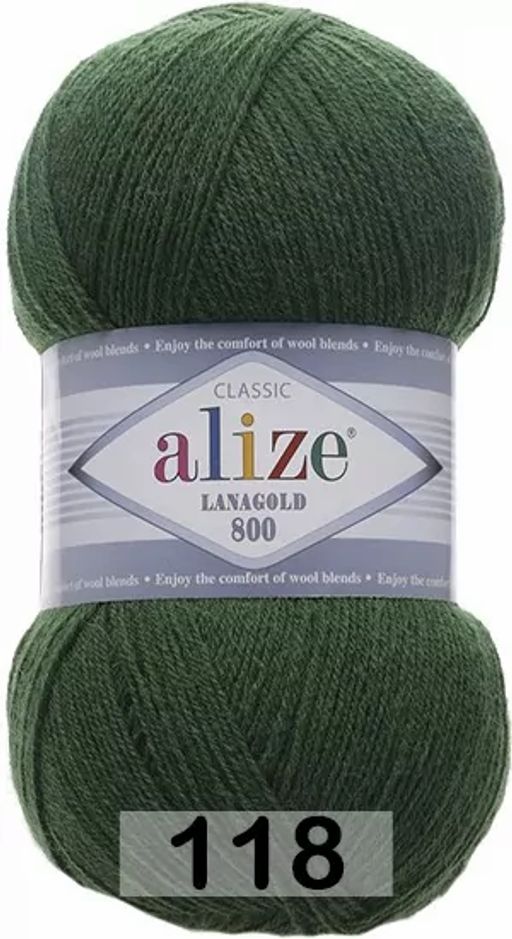 Пряжа LANAGOLD 800 - Alize фото 14
