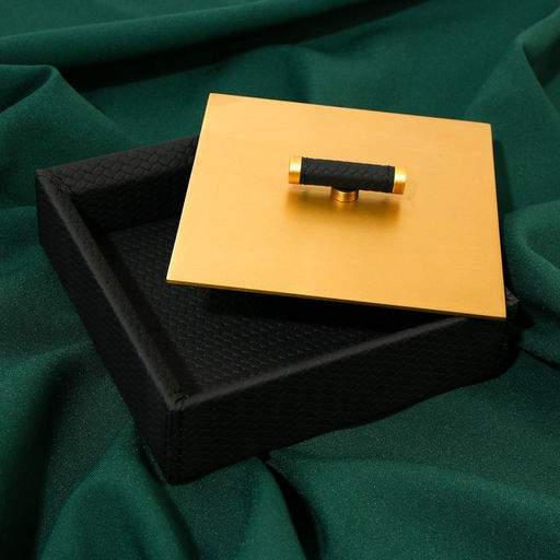 Шкатулка для украшений из экокожи, 15,3 х 15,3 см - Simaland фото 4