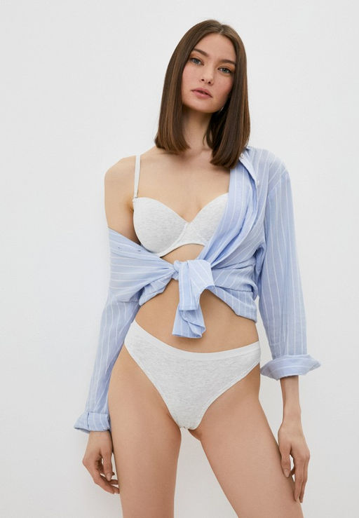 Классический бюстгальтер из смесовой хлопковой ткани - Deseo фото 4