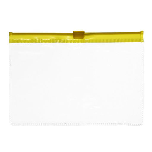 Набор 5 шт. 5 цв. Папка-конверт на молнии формат А6 120мкр прозрачная молния 13*9см - Calligrata фото 3