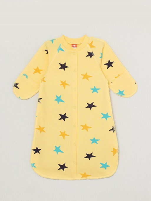 CRB wear/CWNB 90052-30-289 Комбинезон для мальчика (спальный), светло-желтый/Ex.Cherubino фото 2