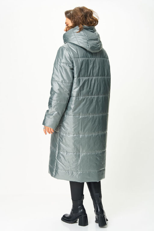 Пальто Anastasia Mak 3011 мох фото 7