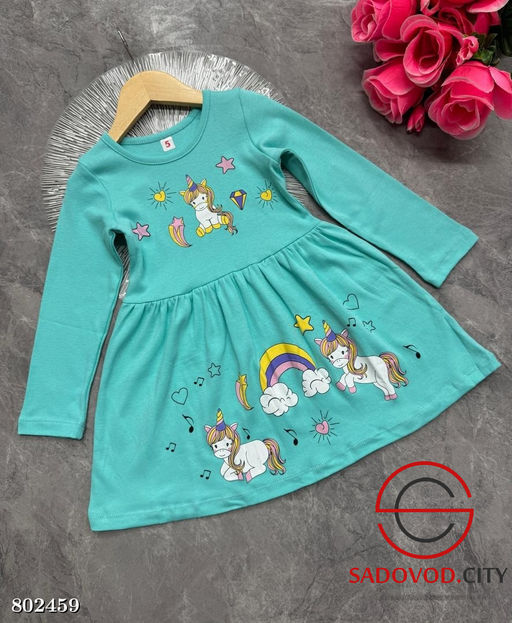 Платье для девочки с рисунком