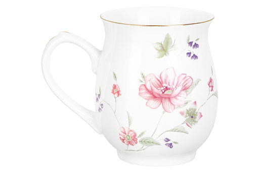 Кружка 320 мл 12*8,5*9,7 см Диана, фарфор, NEW BONE CHINA - Elan gallery фото 6