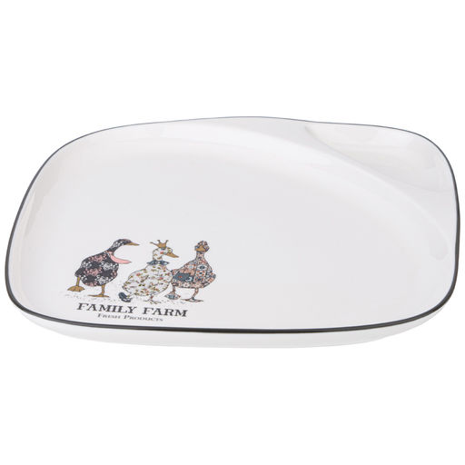 ТАРЕЛКА ОБЕДЕННАЯ LEFARD FAMILY FARM 2 СЕКЦИИ 26*2,5 СМ  фото 3
