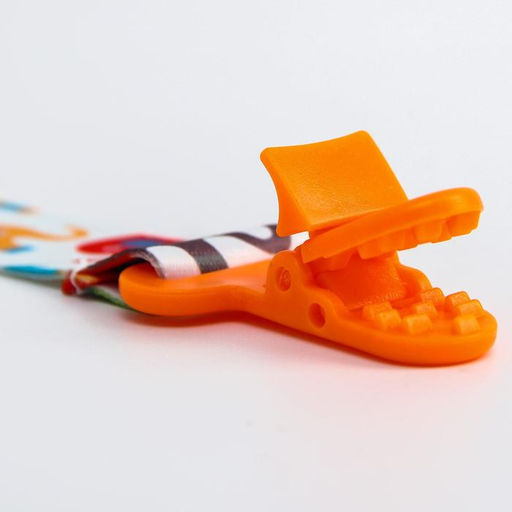 Держатель для соски - пустышки «Слоники», на ленте, 28 см