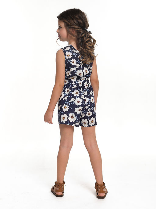 Ромпер для девочки 22-6318 синий/цветы - Mini maxi фото 14