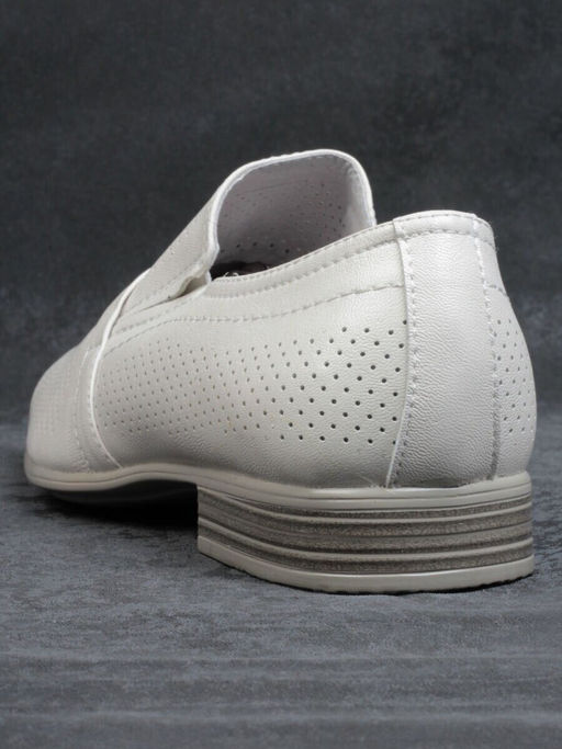 C202-1 WHITE Полуботинки мужские (натуральная кожа)