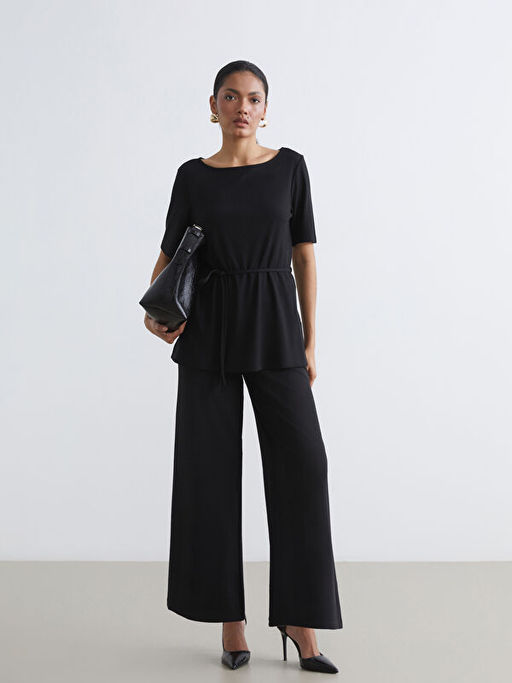 Beli Lastikli Geni? Pa?a Kad?n Pantolon