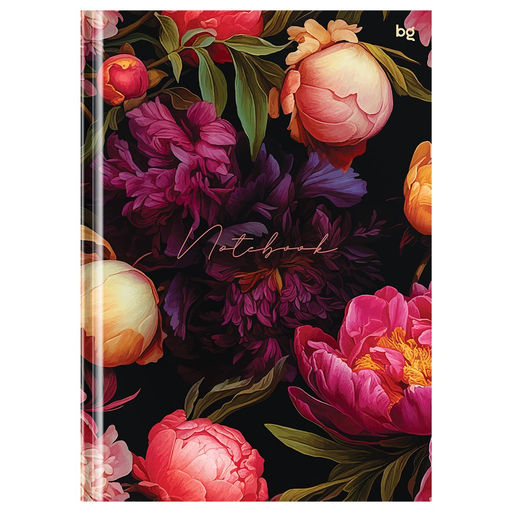 Бизнес-блокнот А5 80л. "Flowers" ("BG", ББ5т80_лг 09337) глянцевая ламинация