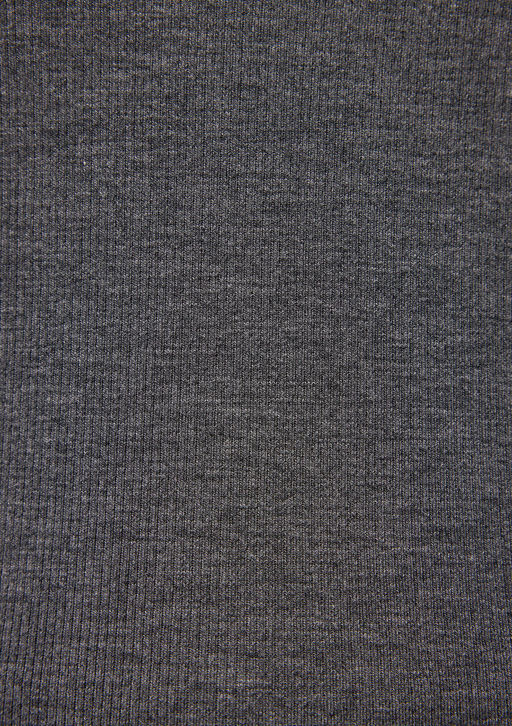 Uzun Kollu Gri Basic Tisort - Mavi фото 6