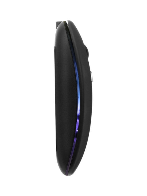 Мышь MB-2.4 беспроводная, оптическая, подсветка, 1600 dpi, USB+BT, чёрная