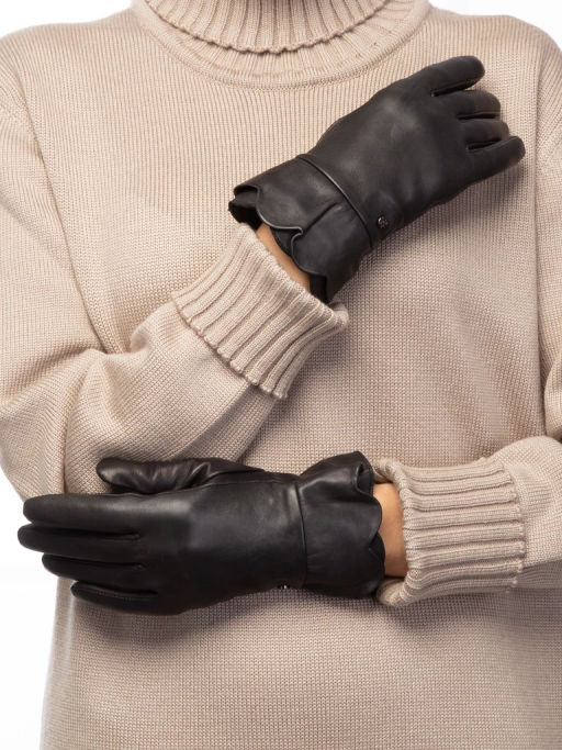 Перчатки женские ш+каш. IS5077-sh black - Eleganzza фото 9