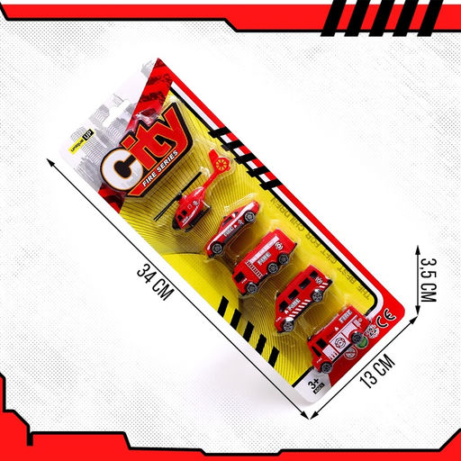 Набор машин Пожарная служба, 5 штук - Simaland фото 19