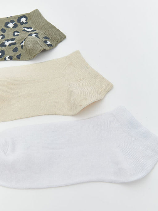 Desenli Kad?n Patik ?orap 5li