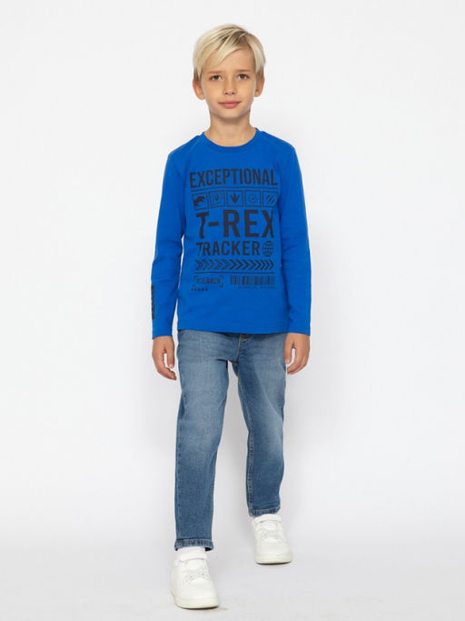 CRB wear/CWKB 63711-42-387 Джемпер для мальчика,синий/Ex.Cherubino  фото 2