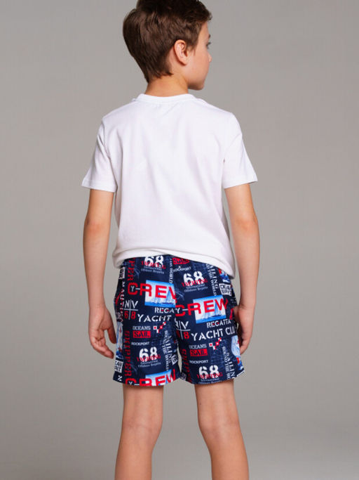 12411269 Шорты текстильные плавательные для мальчиков, средней длины - Playtoday фото 4