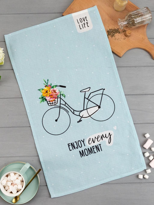 Цена за 2 шт. Полотенце кухонное Доляна Love Life 35х60 см, 100% хлопок, 160г/м2