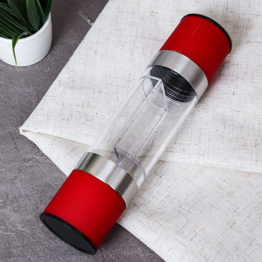 Мельница для специй и соли 22 см / РН-456 /уп 50/ красная механическая 2 в 1 - Галеонтрейд фото 2