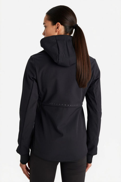 DefactoFit Водоотталкивающее ветрозащитное пальто Slim Fit с капюшоном и карманом на молнии с флисовой подкладкой из софтшелла  фото 15