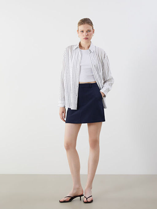 ?izgili Oversize Kad?n G?mlek