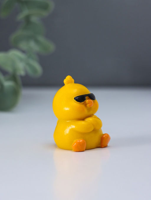 Набор фигурок 5 шт. полистоун «Весёлые цыплята», 2.8×3×4 см