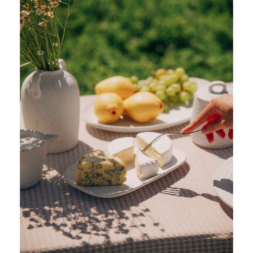 Блюдо SL Home «Арена Бланка», 25×15.5 см, керамика, белое