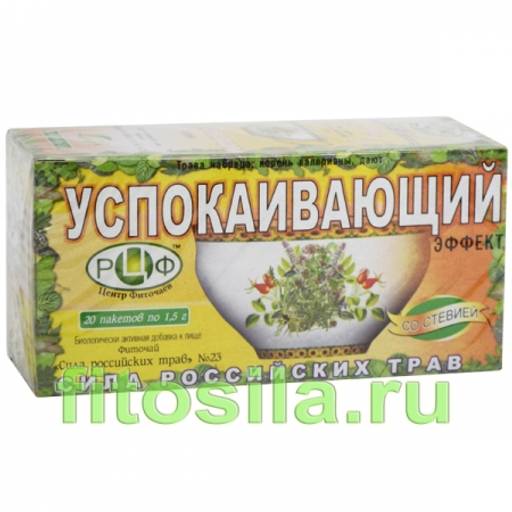 Фиточай "Сила российских трав" №23: успокаивающий, 20 ф/п х 1,5 г