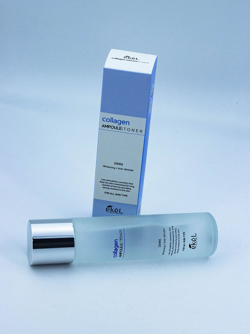 Скидка 20%! EKEL - ТОНЕР ДЛЯ ЛИЦА АМПУЛЬНЫЙ С КОЛЛАГЕНОМ COLLAGEN AMPOULE TONER, 150 ML  фото 3