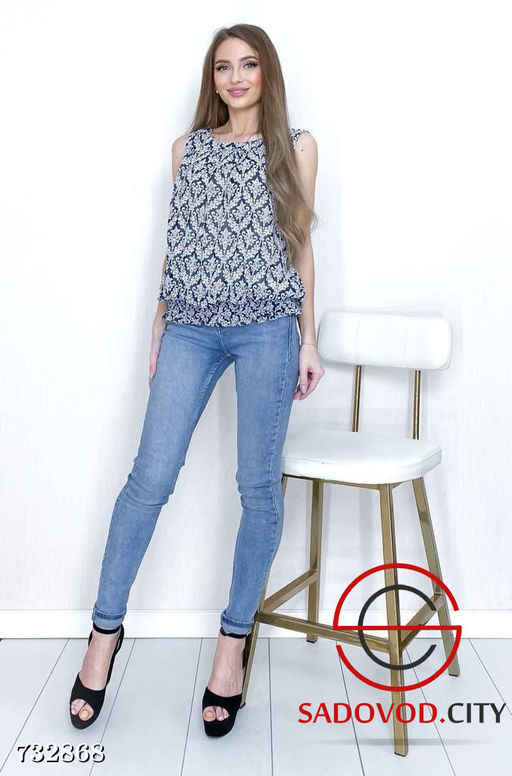 Шифоновая блузка летняя женская - Bruno фото 3