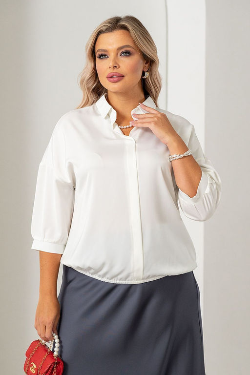 Блузка МД-24-16 тофу - Took a look фото 2