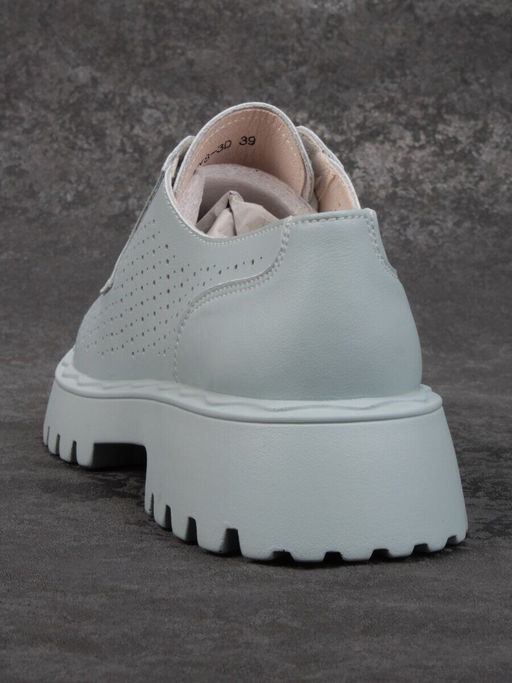 03-HY8-3D LT. BLUE Полуботинки женские (натуральная кожа) - No name фото 8