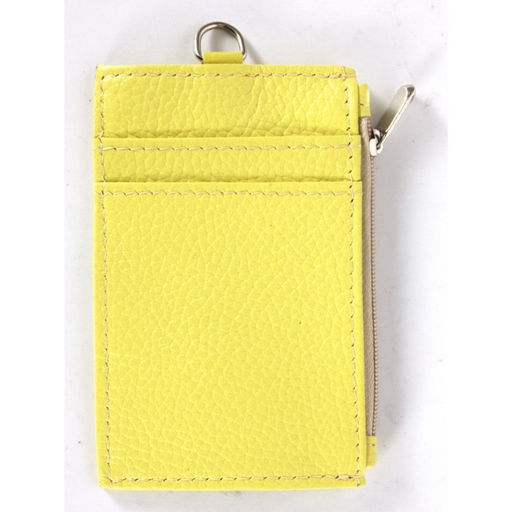 Визитница-кардхолдер Croco-В-216 н/к, 1отд, 3карм, желтый флотер (102) 263572