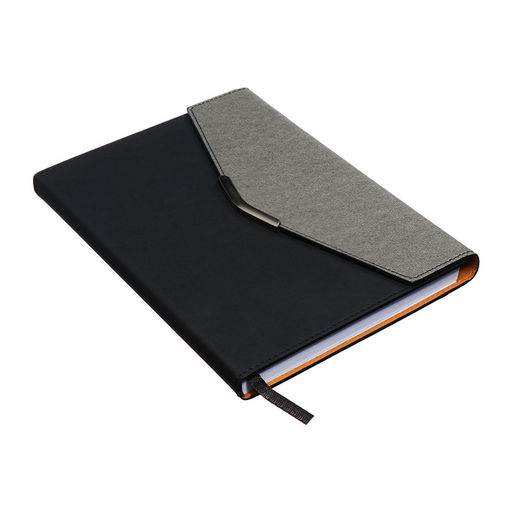 Ежедневник недатированный А5, 140 листов, искусственная кожа, «Стиль», чёрный