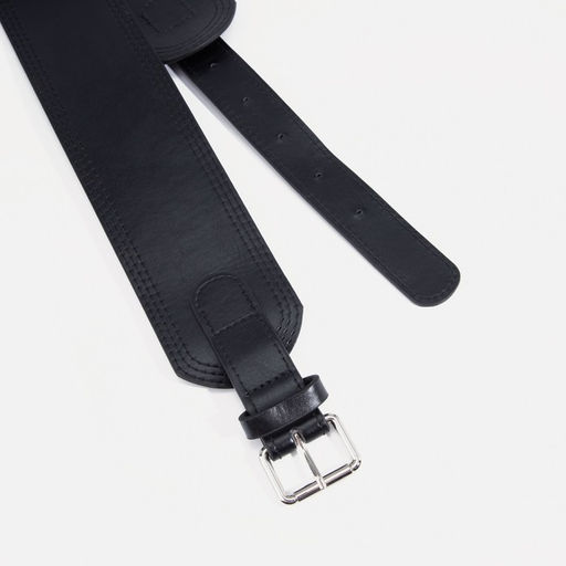 Ремень женский, ширина 6.6 см, пряжка металл, цвет чёрный - Simaland фото 5
