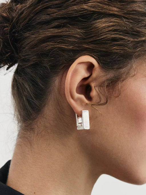 Серьги прямоугольной формы / Zarina  фото 3