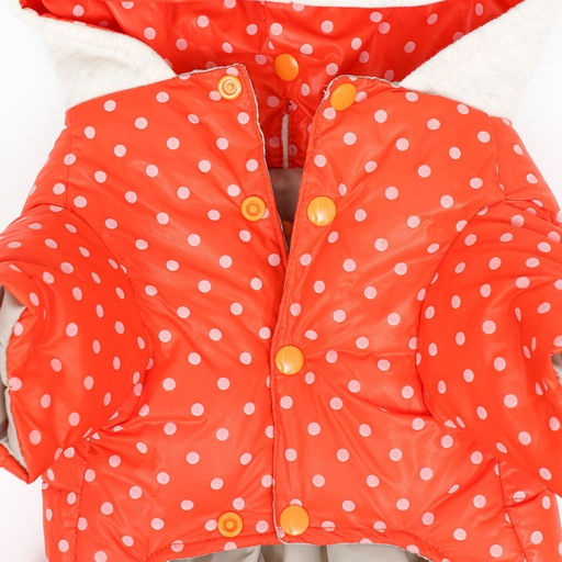 Комбинезон Для прогулки, размер 12 (ДС 24 см, ОГ 38 см, ОШ 27 см), оранжевый - Simaland фото 11