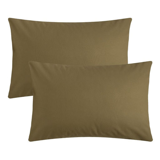 Комплект наволочек Этель 50х70 см - 2 шт, зеленый, 100% хлопок, поплин