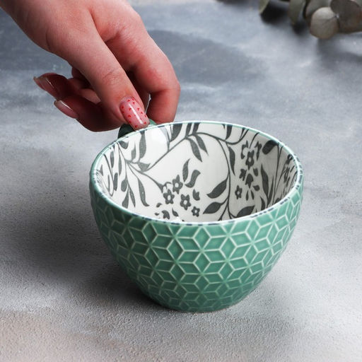 Кружка керамическая «Листья», 290 мл