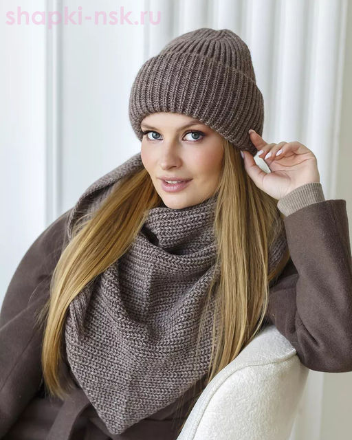 M 1133 S 1133 Комплект женский (колпак+косынка) (56-58)