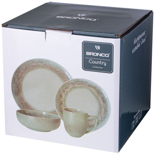 НАБОР ПОСУДЫ ОБЕДЕННЫЙ BRONCO COUNTRY SIDE НА 4 ПЕР. 16 ПР.  фото 2